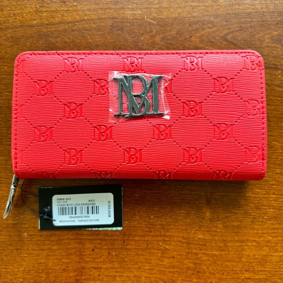 Badgley Mischka Handbags - Badgley Mischka Red Wallet